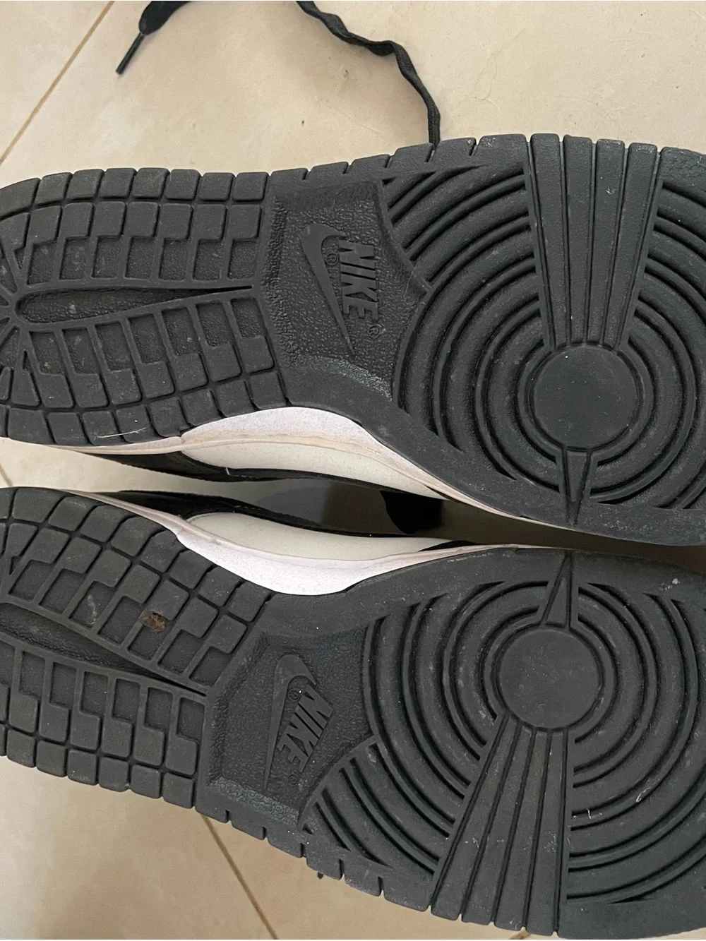 Nike Black and White Low-Top Sneakers - Classic Two-Tone